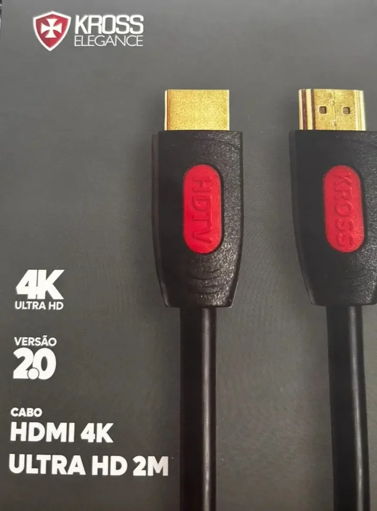 Imagem 4 de 4 do produto Cabo Video HDMI 2mts Kross Ke-ch420 V2.0 Ultra 4k