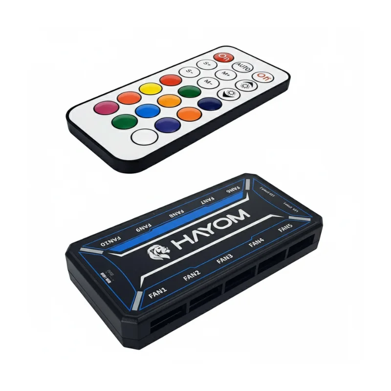 Controladora Para Até 10 Fans RGB 6 Pinos Molex Hayom - Hym-10 7