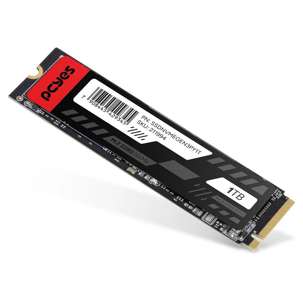 Imagem 5 de 5 do produto SSD PCyes 1TB M.2 2280 Nvme - Leitura 2289mb Gravação 1650mb/s