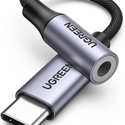 Ugreen Adaptador Fone De Ouvido Usb-c Para Conector Jack 3,5 Mm P2 Com Chip Dac Hi-fi, Compatível Com Iphone 17 16 15 Plus Pro Max, Air Galaxy Z Flip Fold S25 S24 S23 S22 Ultra Pixel 10 9 8, Ipad, Macbook, Etc,