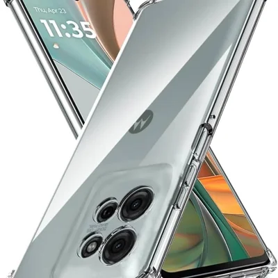 Capa Capinha Antishock Reforçada Transparente Para Motorola Moto G75 Xt2437