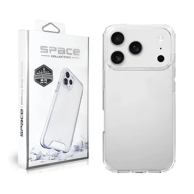 Capa Capinha Space Hybrid Clear Anti-impacto Compatível Iphone 17 Pro 6.3