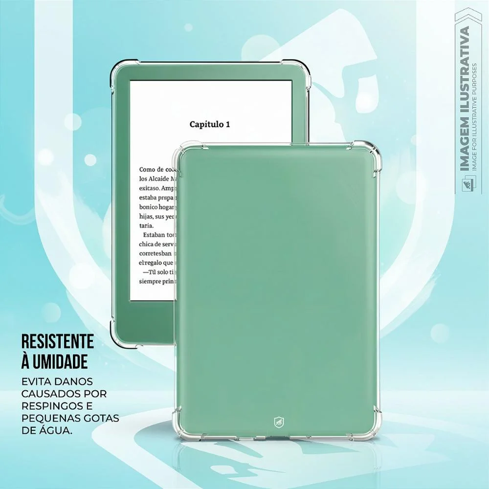 Imagem 2 de 5 do produto Capa Case Capinha Para Kindle 2022/2024 - Transparente - Gshield