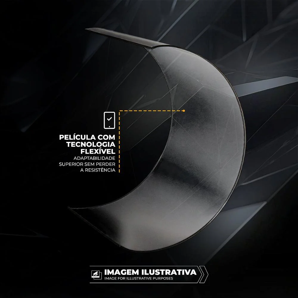 Imagem 5 de 5 do produto Película Para Iphone 16 Pro Max - Dual Glass Preta - Gshield