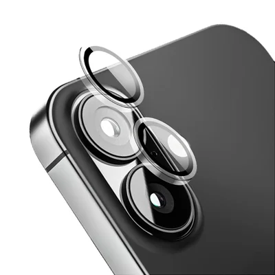 Protetor De Lente Para Iphone 16 - Survivor - Transparente Com Molde Aplicador - Frame Para Câmera - Gshield