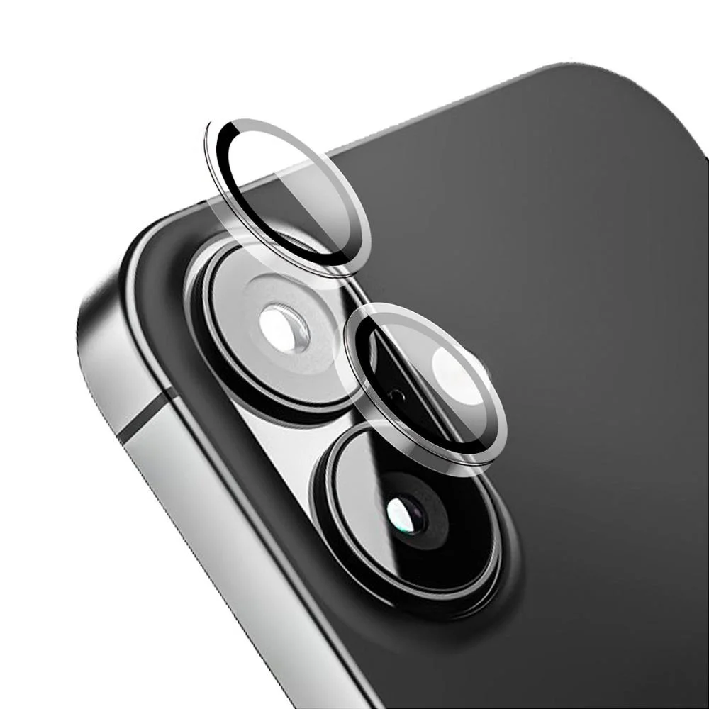 Protetor De Lente Para Iphone 16 - Survivor - Transparente Com Molde Aplicador - Frame Para Câmera - Gshield
