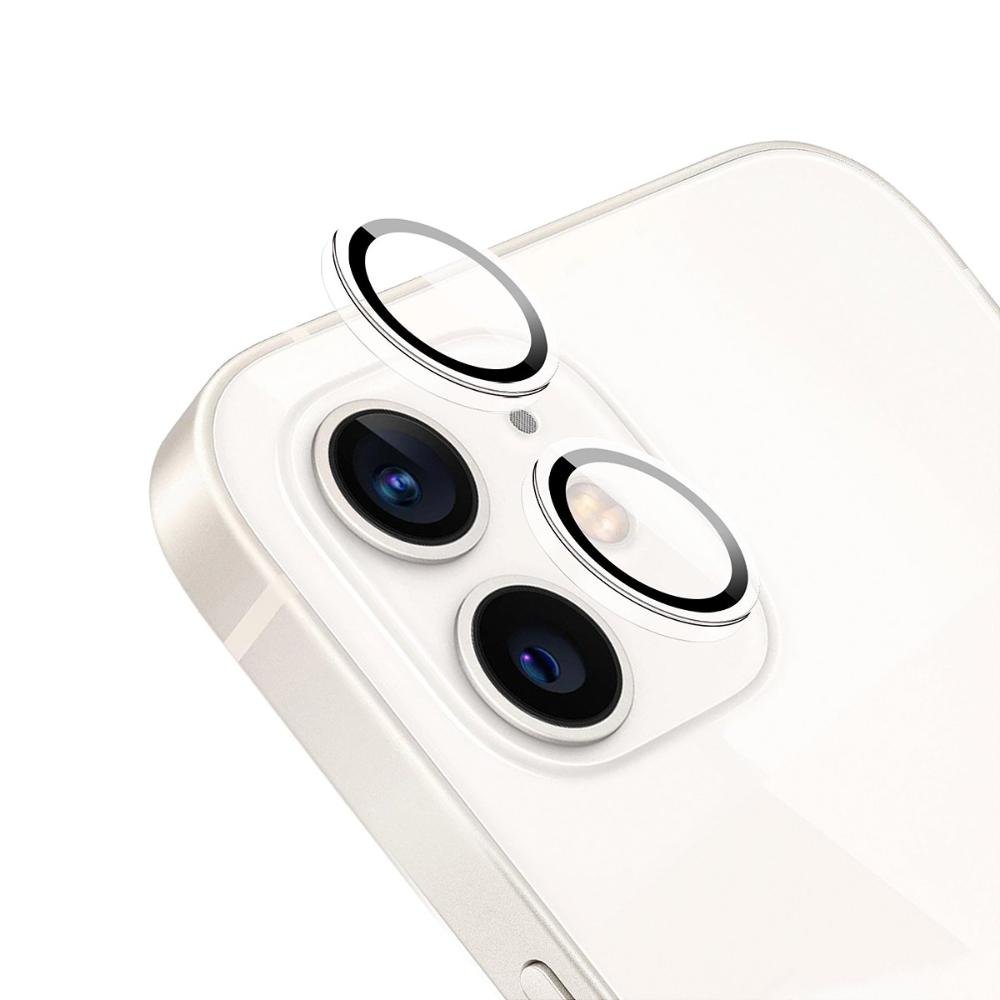 Protetor De Lente Para Iphone 12 Mini - Survivor - Transparente Com Molde Aplicador - Frame Para Câmera - Gshield