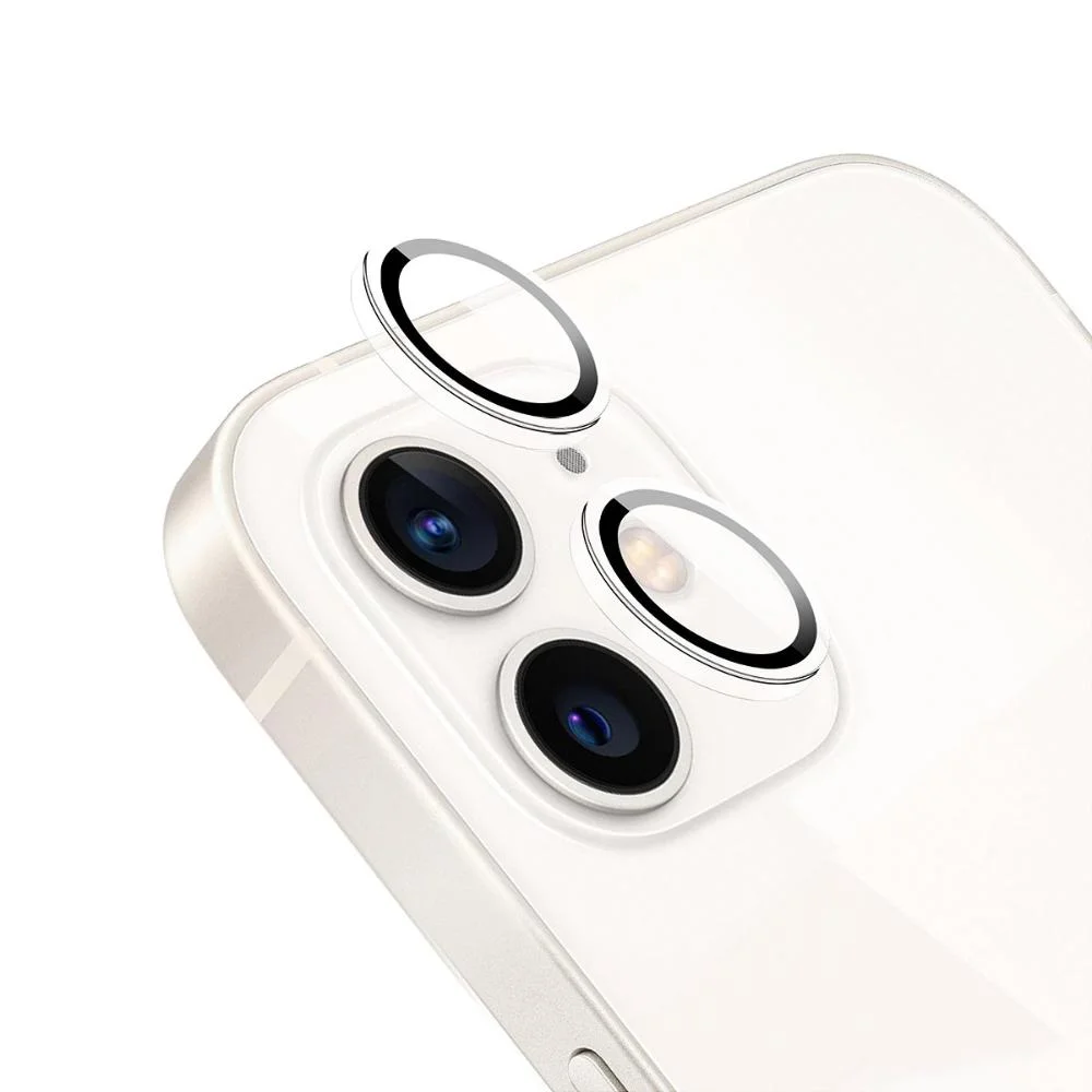 Protetor De Lente Para Iphone 12 Mini - Survivor - Transparente Com Molde Aplicador - Frame Para Câmera - Gshield