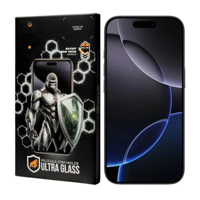 Película Para Iphone 16 Pro Max - Ultra Glass - Preta - Gshield