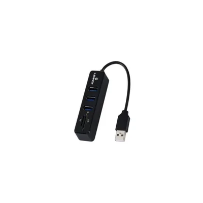 Hub 3 Portas C/ Leitor De Cartão