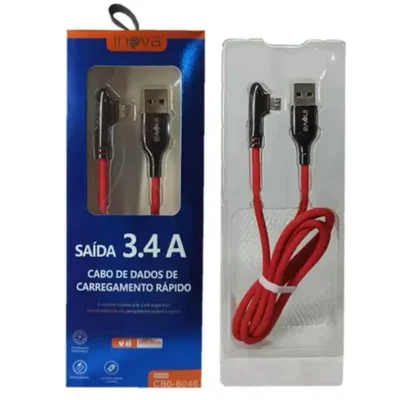 Cabo Inova 3.4a V8 - Usb Cbo-6048 1 Metro