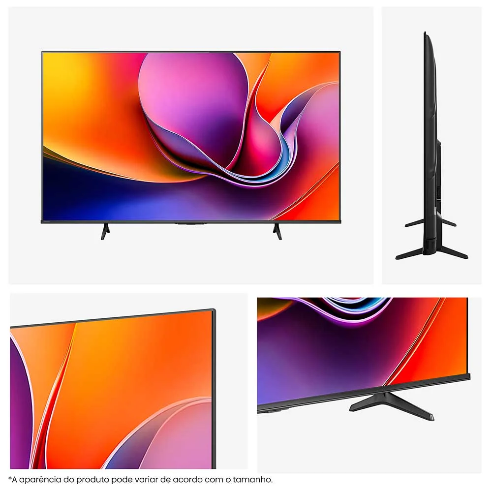 Smart Tv Hisense DLED 4k 65” "" Com Processador Ai, Dolby Vision, Dolby Gaming E Wi-fi - 65a6nv - Bivolt - view 7