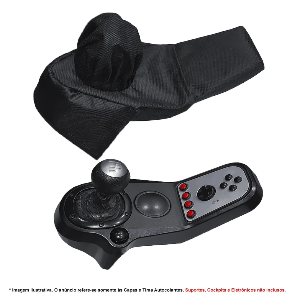 Imagem 2 de 5 do produto Capa Protetora Qualicapas Compatível C/ Câmbio Racing Wheel G25 G27 Simulador Gamer Logitech