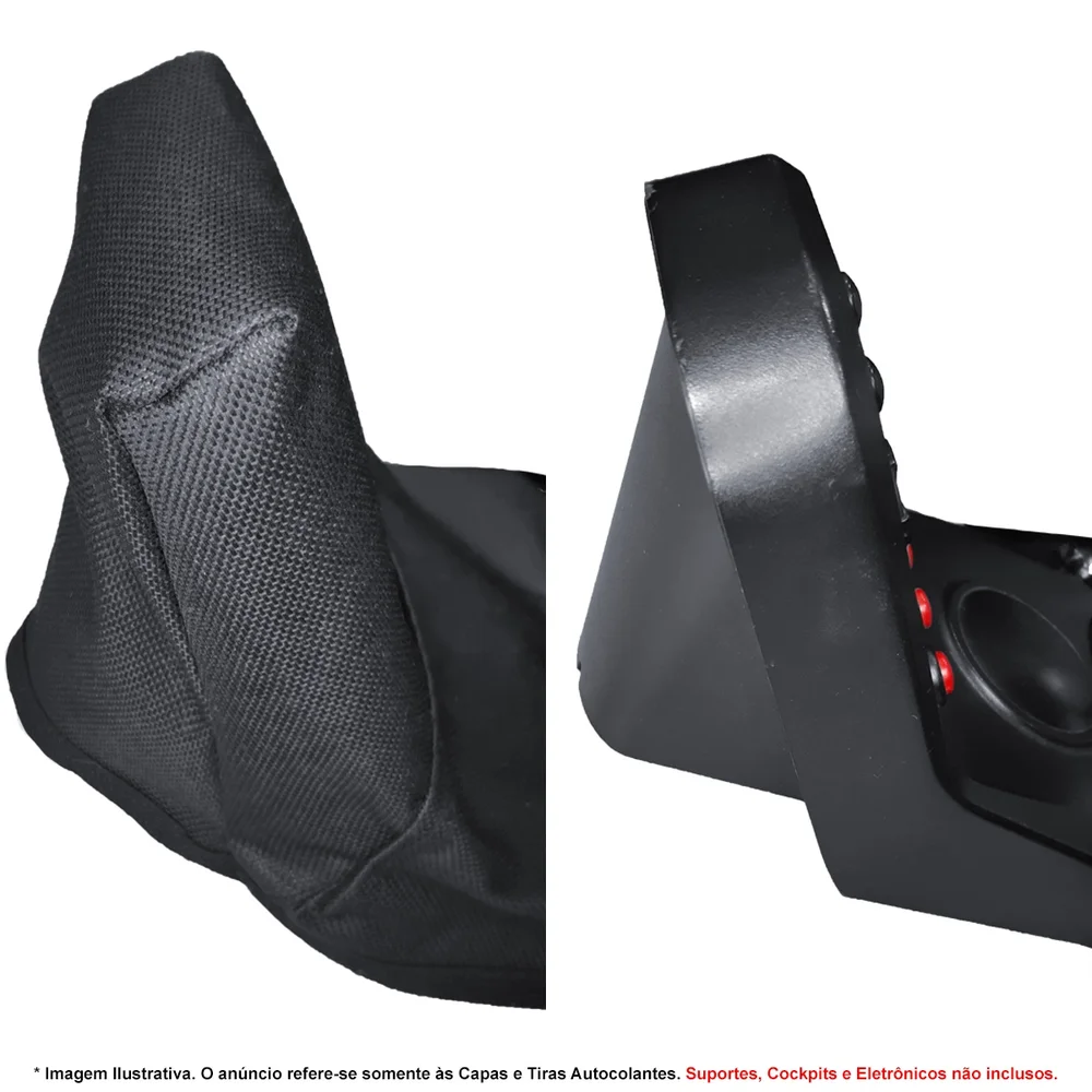 Imagem 4 de 5 do produto Capa Protetora Qualicapas Compatível C/ Câmbio Racing Wheel G25 G27 Simulador Gamer Logitech