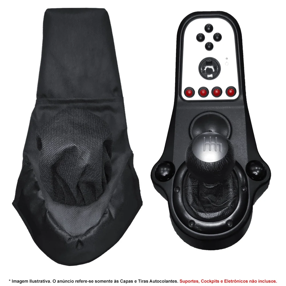 Imagem 5 de 5 do produto Capa Protetora Qualicapas Compatível C/ Câmbio Racing Wheel G25 G27 Simulador Gamer Logitech
