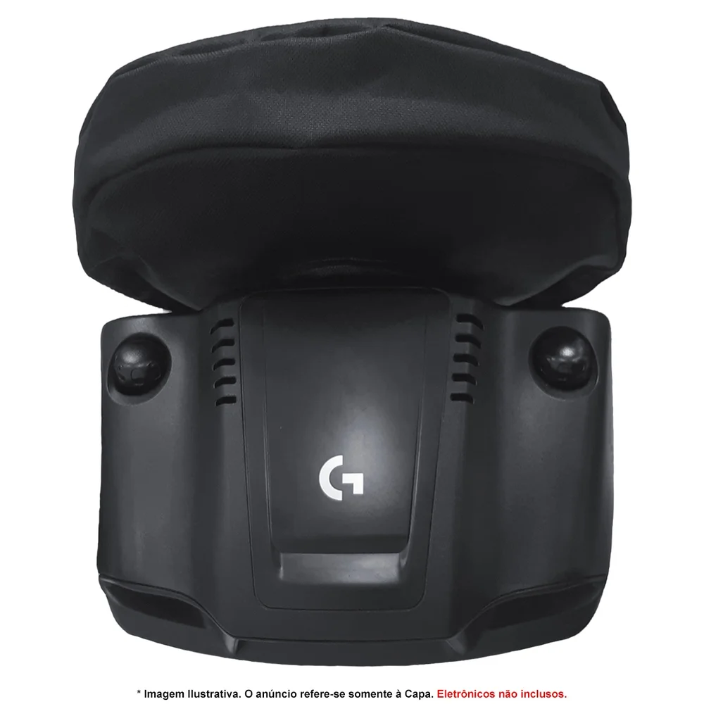 Imagem 2 de 5 do produto Capa Protetora Qualicapas P/ Volante C/ 28cm Diâmetro Logitech Thrustmaster Fanatec Moza Racing Entre Outros Simuladores