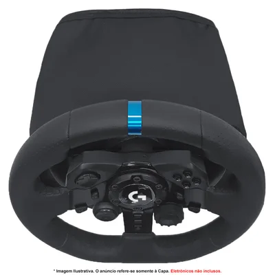 Capa Protetora Qualicapas Compatível Com Bases G25 G27 G29 G920 G923 Simulador Gamer Logitech