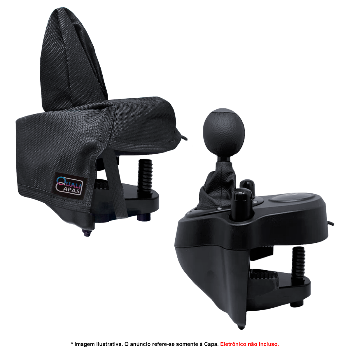 Capa Protetora Qualicapas Compatível C/ Câmbio Driving Force Shifter G29 G920 G923 Simulador Gamer Logitech