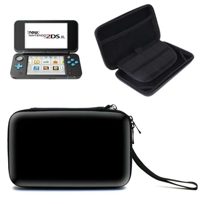 Case Bag Bolsa Estojo Viagem E Proteção Para Nintendo New 2ds Xl Preto