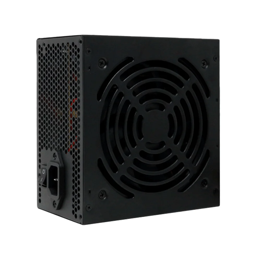 Imagem 2 de 4 do produto Fonte Bluecase 600w Pfc Ativo Atx Ps/2pfc Ativo C/cabo (blu600-pfcps2) Bivolt Auto Preto