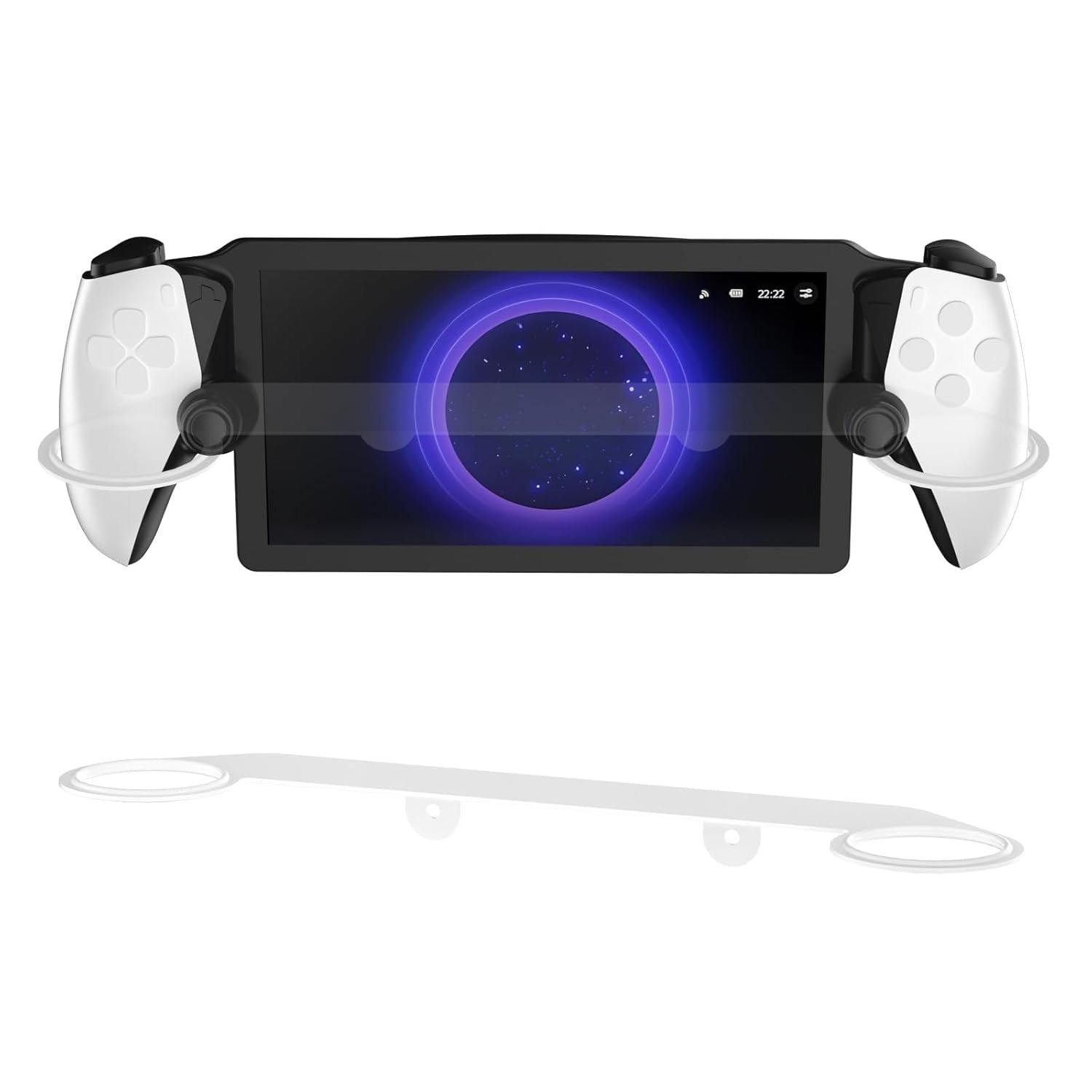 Suporte De Parede Em Aço Para Playstation Portal Branco