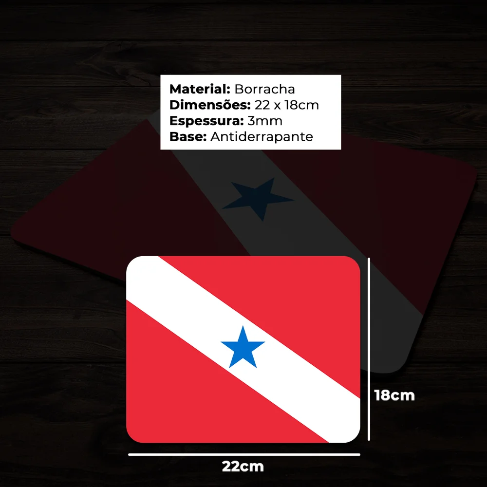 Imagem 4 de 4 do produto Mouse Pad - Bandeiras Estados Do Brasil - Pará