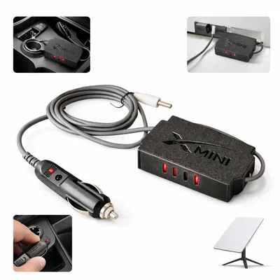 Conversor Veicular Starlink Mini 12V/24V Para 30V Com Cabo 1m