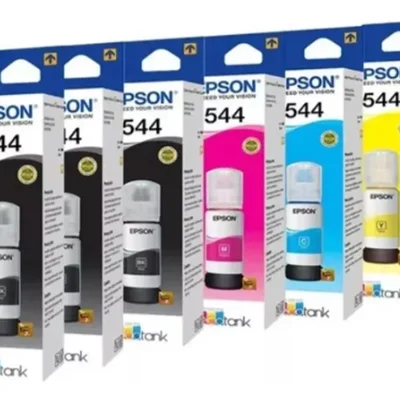 Kit Economico Com  6 Refil De Tinta  544 3 Black  + Cyan  + Yellow  + Mag.