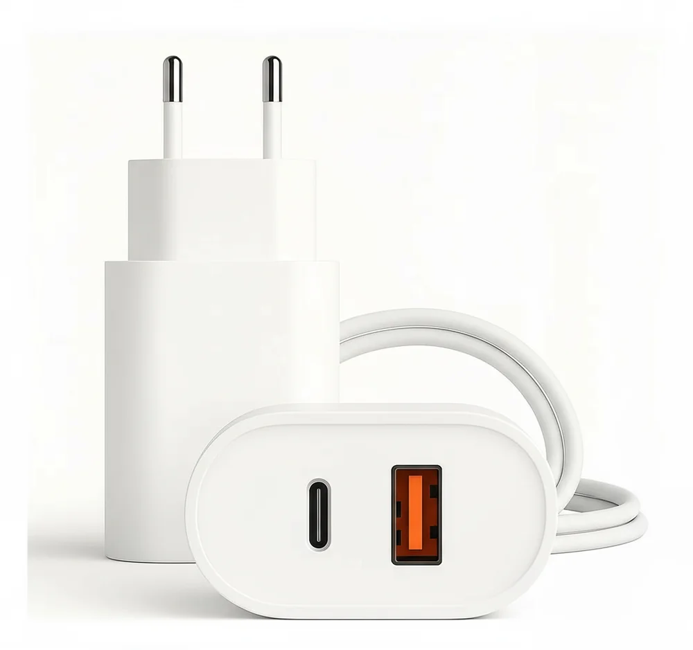 Imagem 1 de 5 do produto Carregador Smartphone Type C 2 Entradas Power Delivery