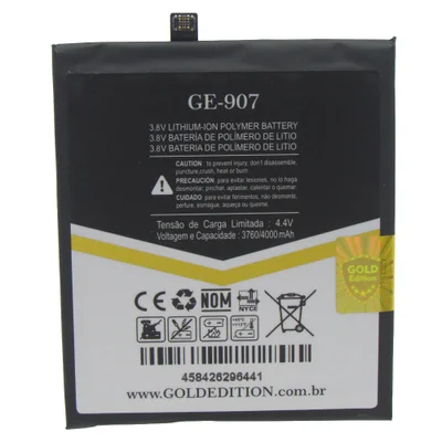 Bateria Gold Ge-907 Para Moto G8 Play / G8 / E 7/ One Macro Kg40 — foto 2