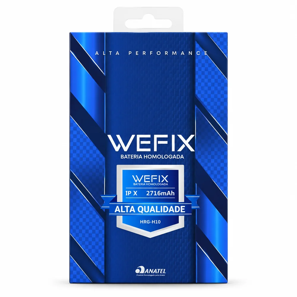 Imagem 5 de 5 do produto Bateria Wefix Homologada Anatel Compatível Com Iphone X
