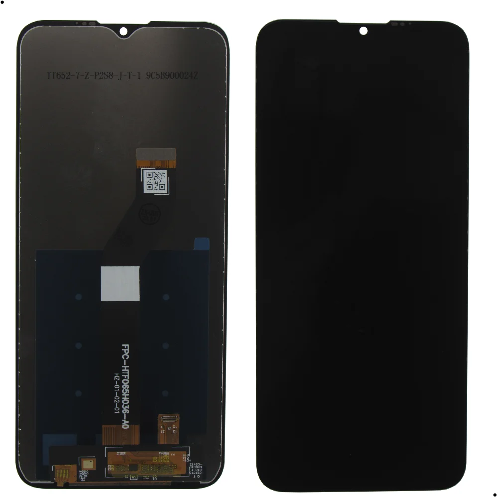 Imagem 3 de 5 do produto Frontal Compatível Com Moto G8 Power Lite Cor:preto