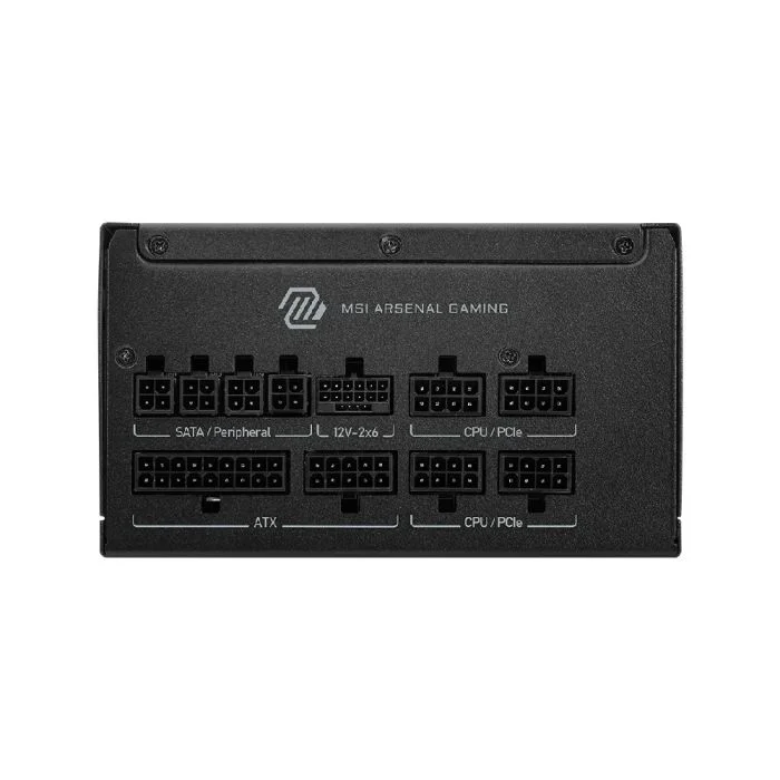 Imagem 5 de 5 do produto Fonte MSI MAG A850GLS 850W 80 Plus Gold Modular PFC Ativo C/ Cabo - Preto