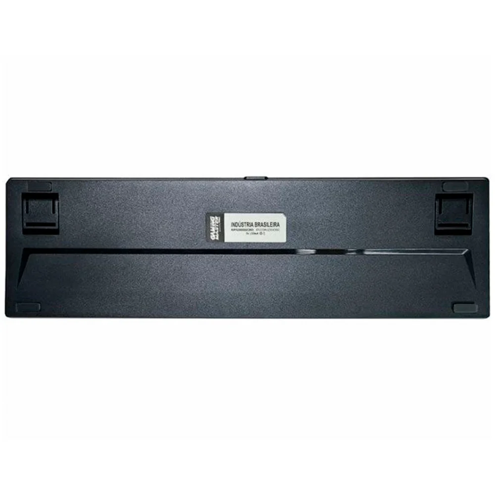 Imagem 4 de 5 do produto Teclado Gamer Mecânico K-mex Shadowscope Khy628, Usb, Switch Blue, Iluminação Rainbow, Layout Abnt2, Preto E Cinza - Khy628u0002cb0x