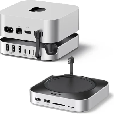 Dock Station Hub 11 Em 1 Usb-c Mac Mini M4/m4 Pro 10gbps