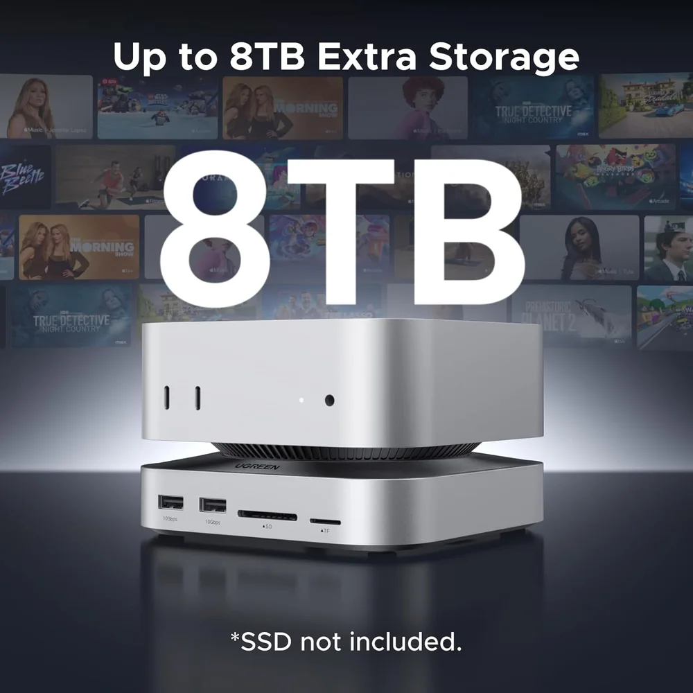 Imagem 5 de 5 do produto Dock Station Hub 11 Em 1 Usb-c Mac Mini M4/m4 Pro 10gbps
