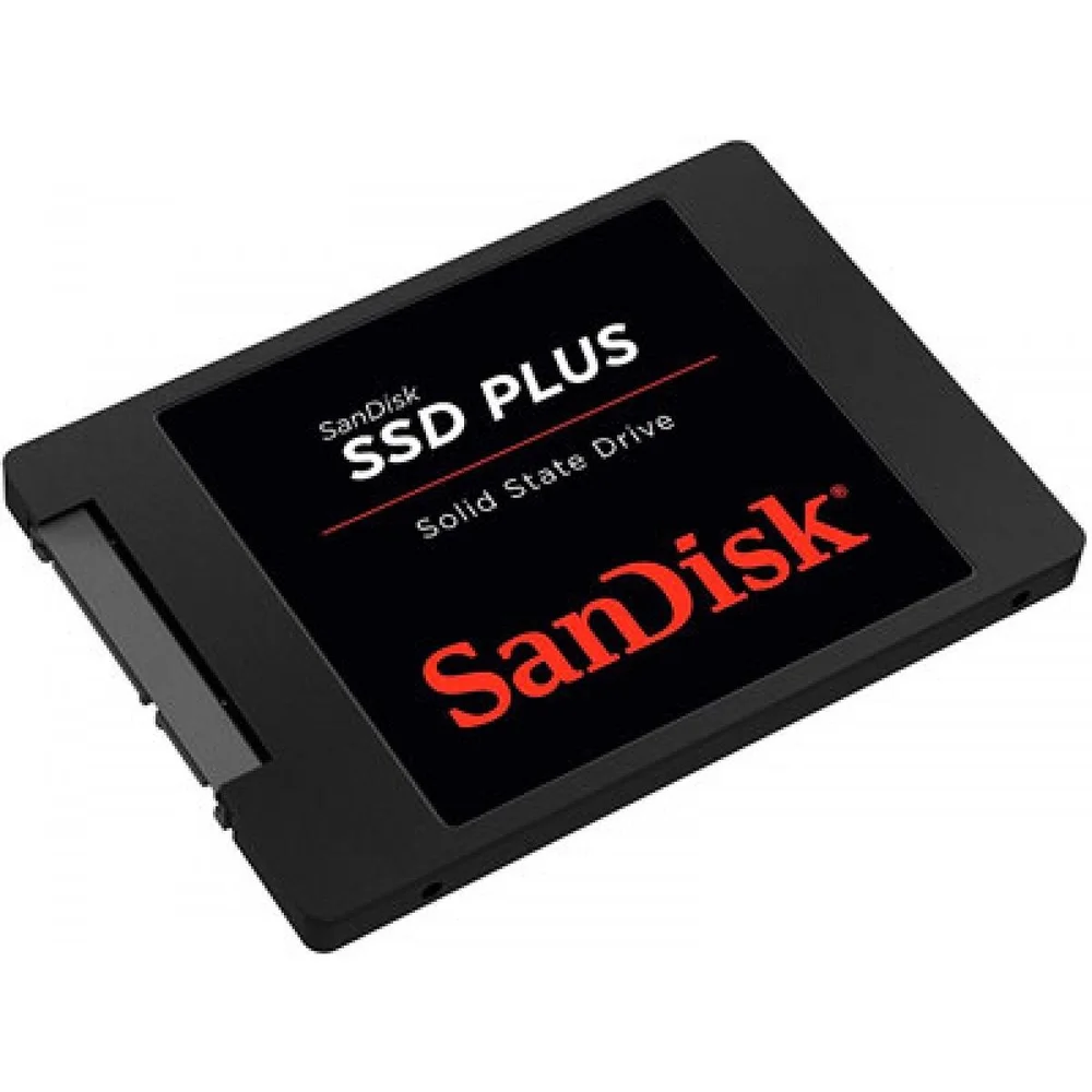 Imagem 5 de 5 do produto SSD Sandisk Plus, 500gb, Sata Iii, Leitura: 545mbs E Gravação: 505mbs, Sdssda-500g-g28