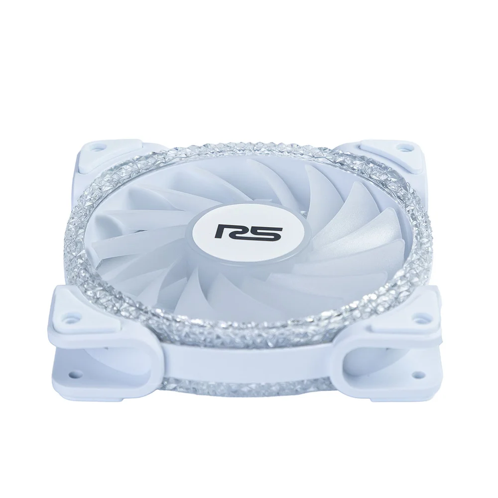 Imagem 2 de 5 do produto Fan 120mm Round5 Crystal Forward ARGB Branco R5-crystal-fw-w-2201