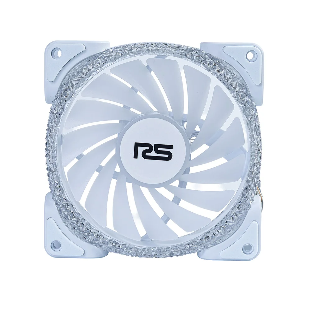 Imagem 4 de 5 do produto Fan 120mm Round5 Crystal Forward ARGB Branco R5-crystal-fw-w-2201