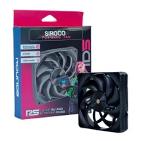 Fan Round5 Siroco Forward 120mm Sem LED Pwm Preto 2