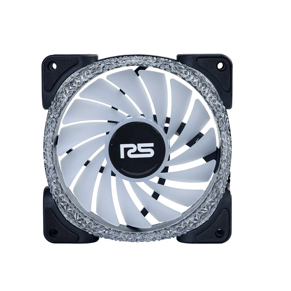 Imagem 2 de 5 do produto Fan 120mm Round5 Crystal Forward ARGB Preto R5-crystal-fw-b-2199