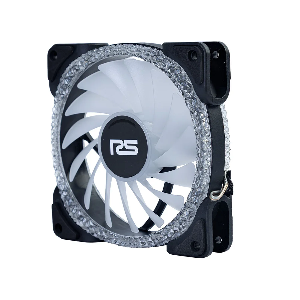 Imagem 3 de 5 do produto Fan 120mm Round5 Crystal Forward ARGB Preto R5-crystal-fw-b-2199
