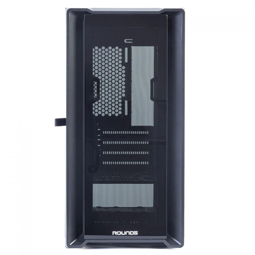 Imagem 2 de 5 do produto Gabinete Gamer Round5 Astra Black, Mid Tower, Lateral De Vidro, Matx, Sem Fans, Preto, R5-astra-b-2185