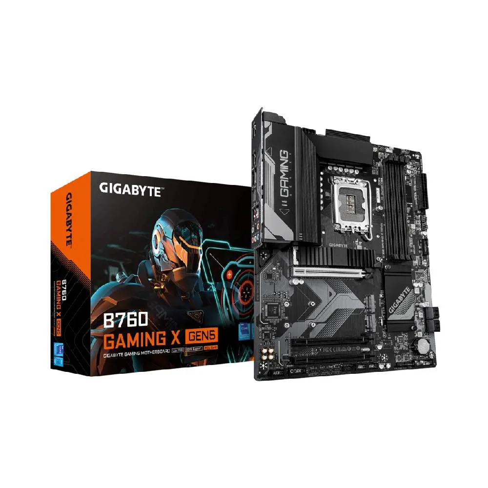Placa Mãe Gigabyte B760 Gaming X Gen5 LGA 1700 4xDDR5 Chipset Intel B760 Atx