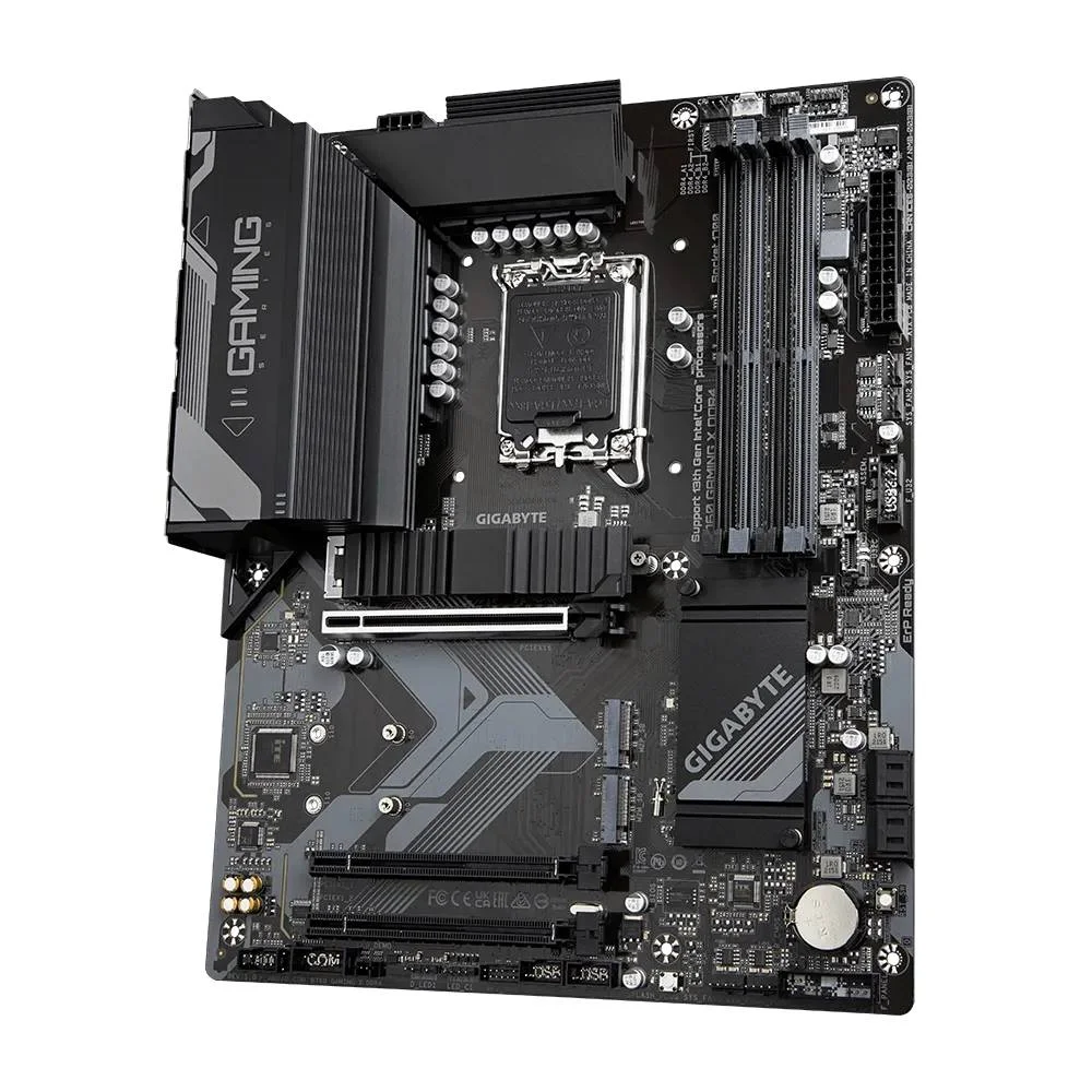 Placa Mãe Gigabyte B760 Gaming X Ddr4 Gen5 LGA 1700 4xDDR4 Chipset Intel B760 Atx Placa Mãe Gigabyte B760 Gaming X Ddr4 Gen5 LGA 1700 4xDDR4 Chipset Intel B760 Atx