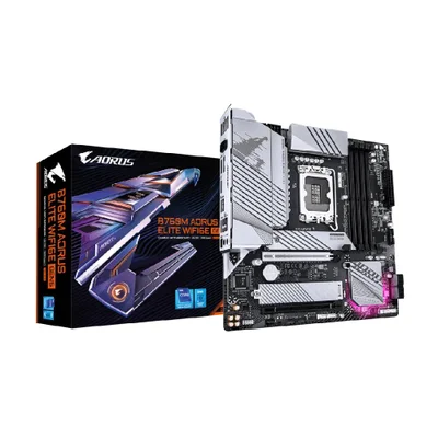 Placa Mãe Gigabyte B760m Aorus Elite Wifi6e Gen5 LGA  1700 4xDDR5 Chipset Intel B760 Matx
