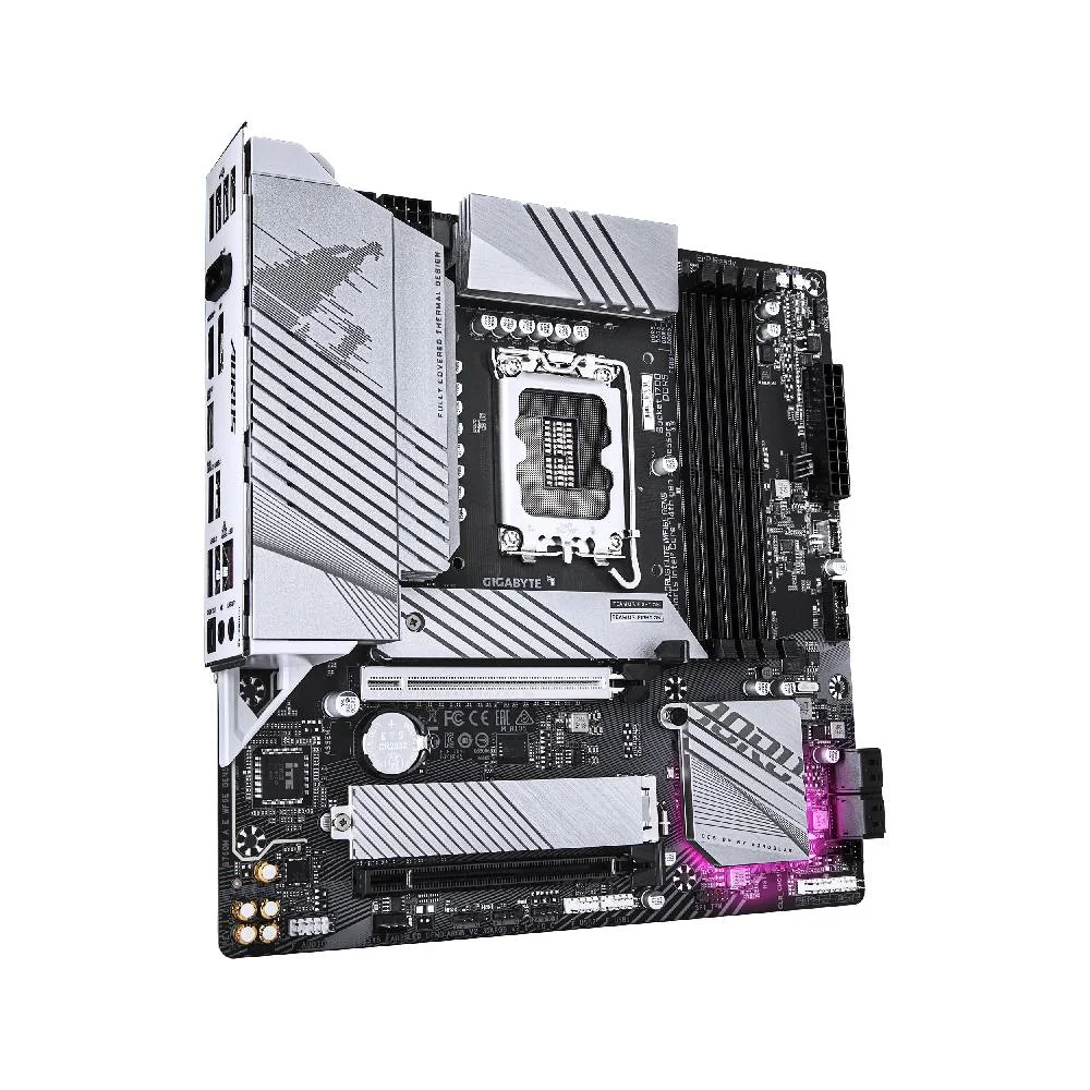 Placa Mãe Gigabyte B760m Aorus Elite Wifi6e Gen5 LGA  1700 4xDDR5 Chipset Intel B760 Matx 7