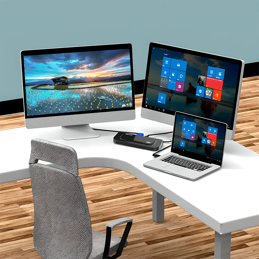 Imagem 2 de 5 do produto Wavlink Docking Station Usb Dual Monitores Mac WINDOWS