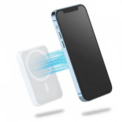 Carregador Celular Magnético Compatível Com Iphone X 11 12