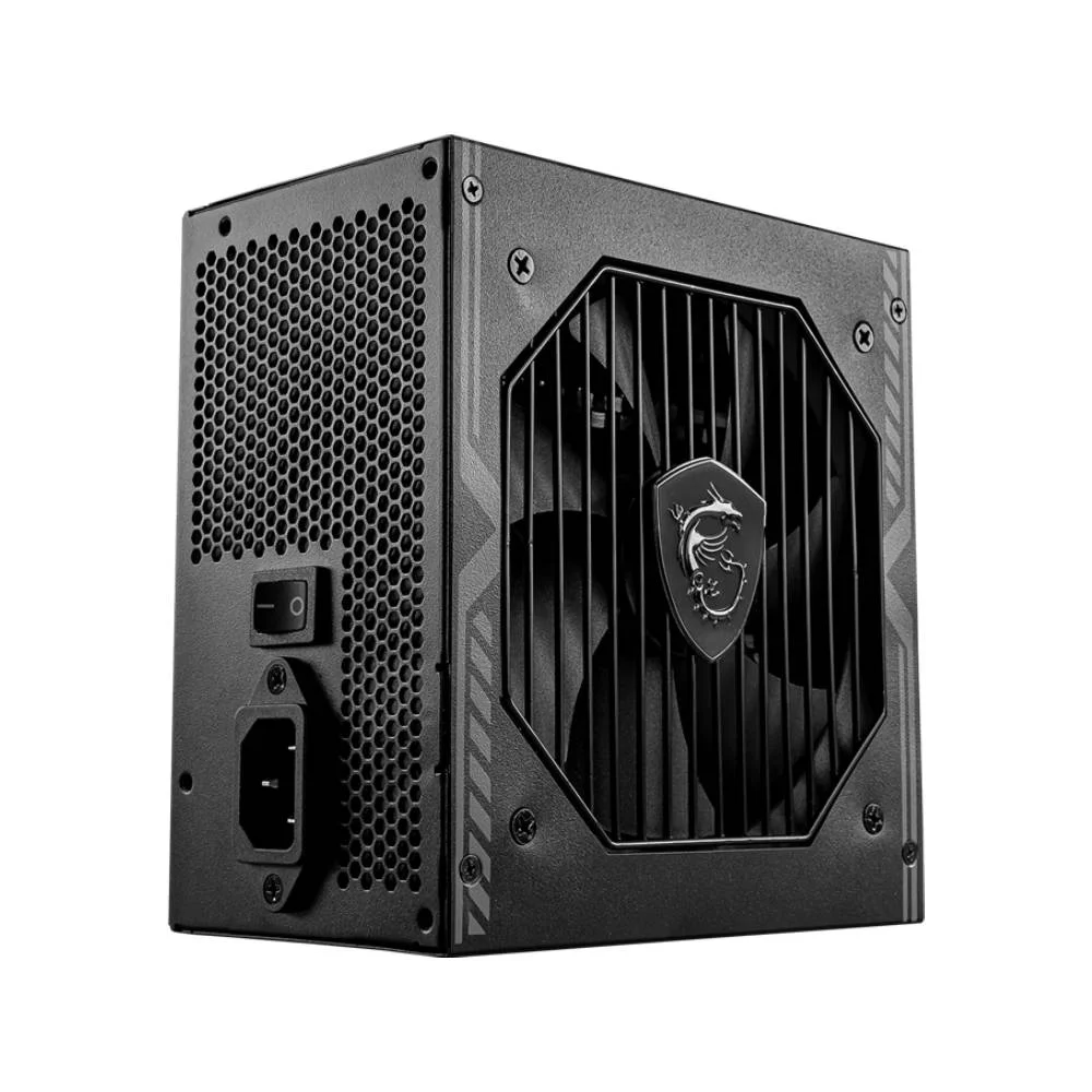 Imagem 2 de 5 do produto Fonte Msi Mag A550bnl 550w 80 Plus Bronze Pfc Ativo C/ Cabo - Preto